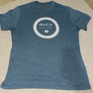 RVCA Blue Short Sleeve Shirt